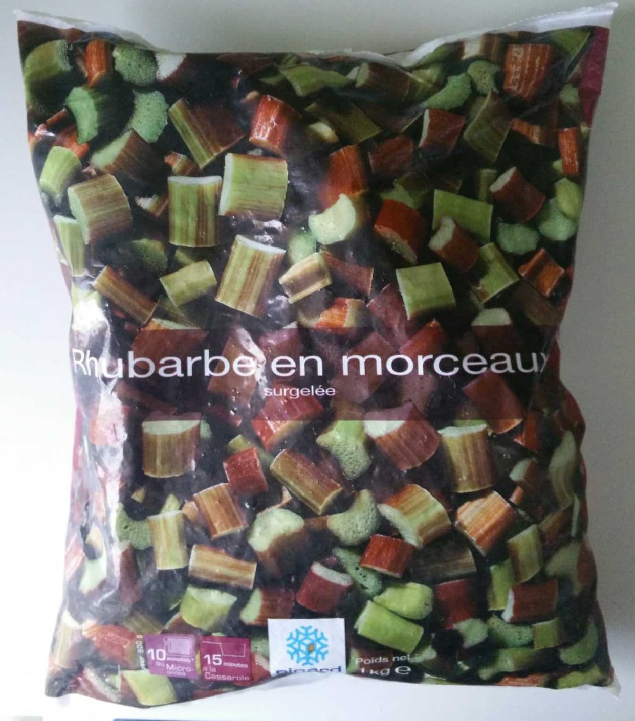 Picard Rhubarbe en morceaux packshot