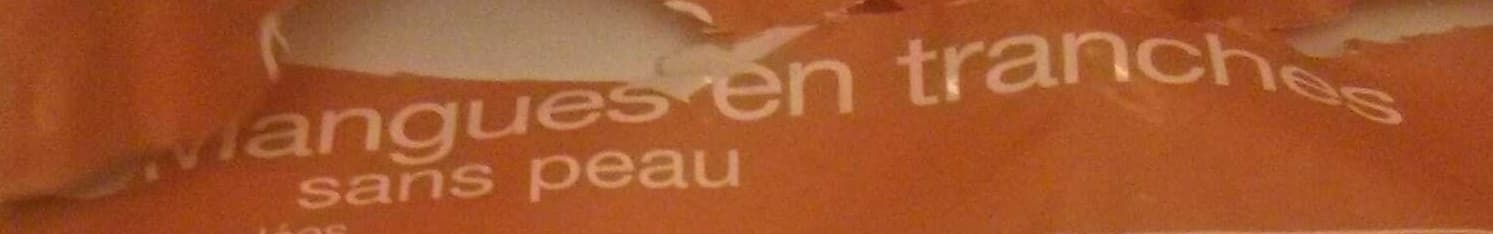 Picard Mangues en tranches sans peau packshot