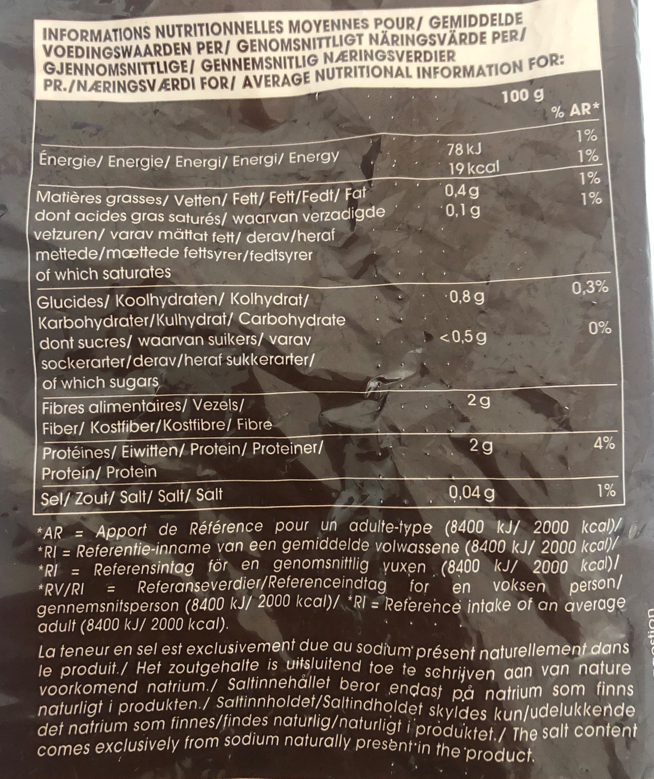 Picard Champignons de Paris émincés packshot