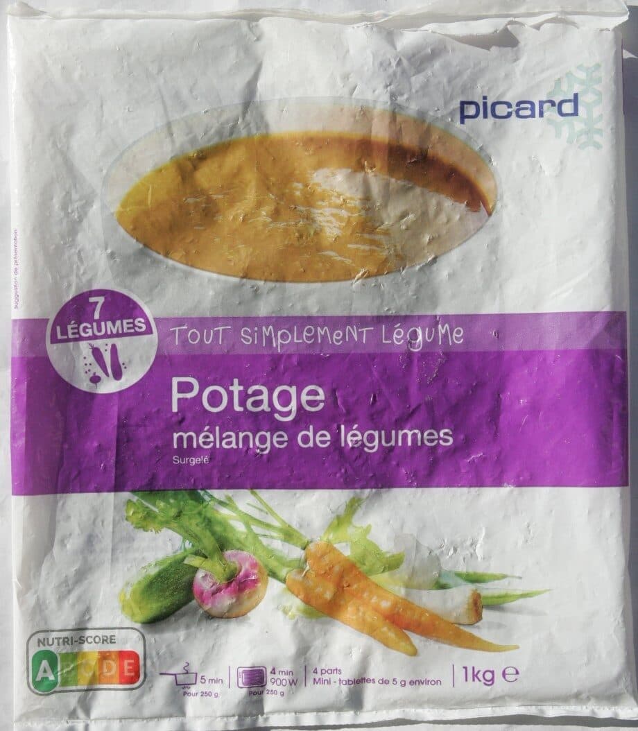 Picard Potage mélange de légumes packshot