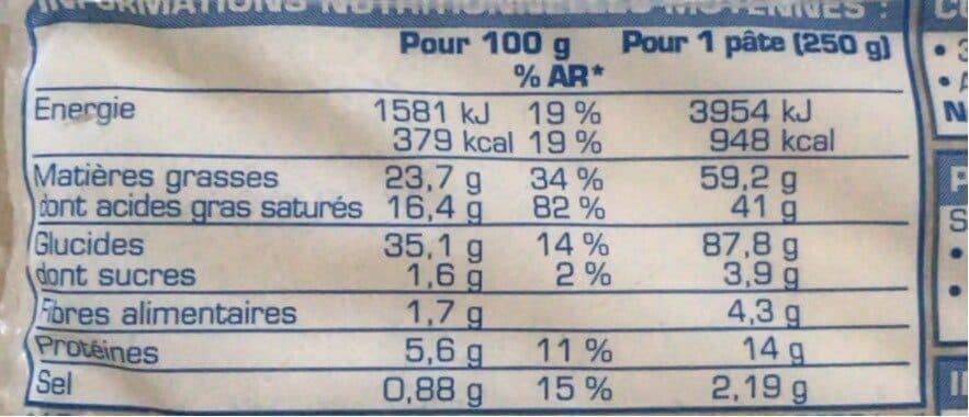 Picard Pâtes Feuilletées Pur Beurre packshot