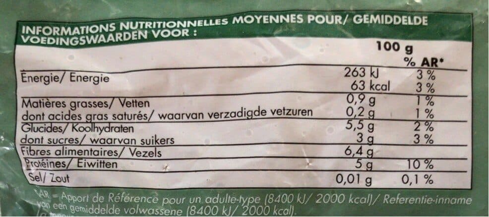 Picard Petits pois packshot