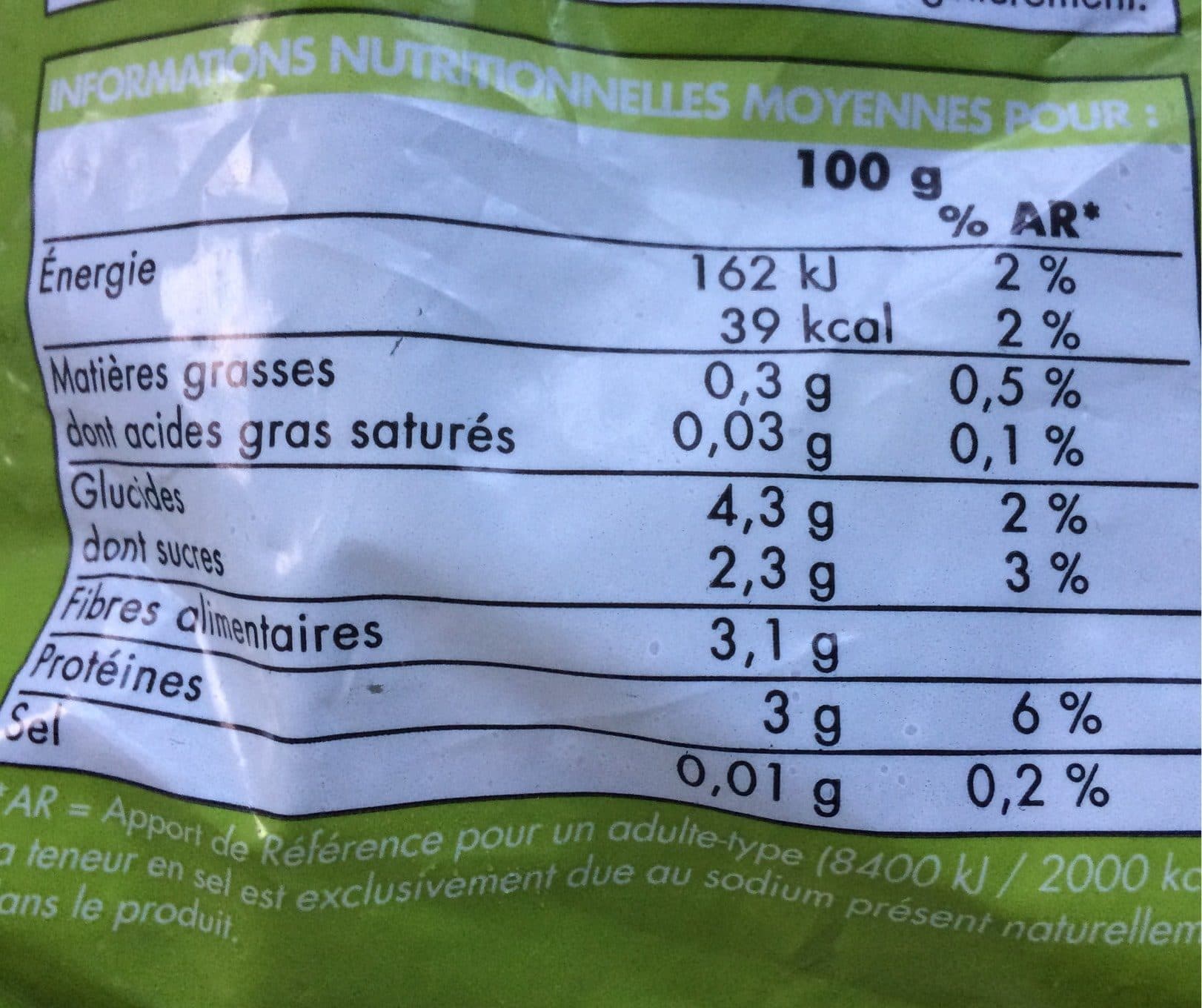 Picard Pois gourmands packshot