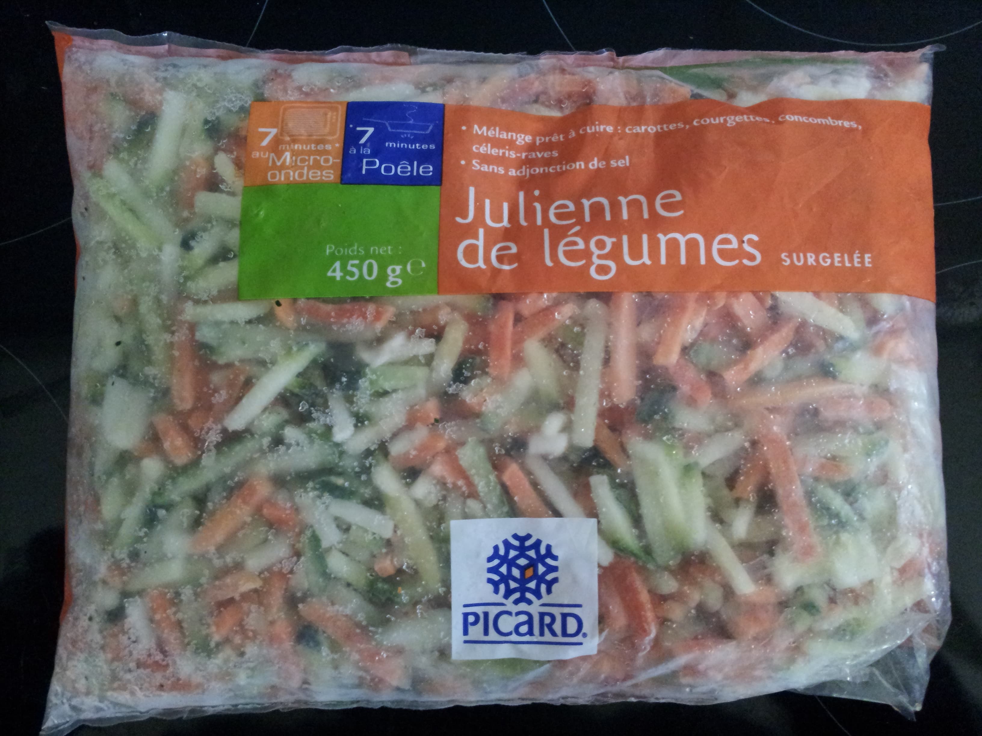 Picard Julienne de légumes surgelée packshot