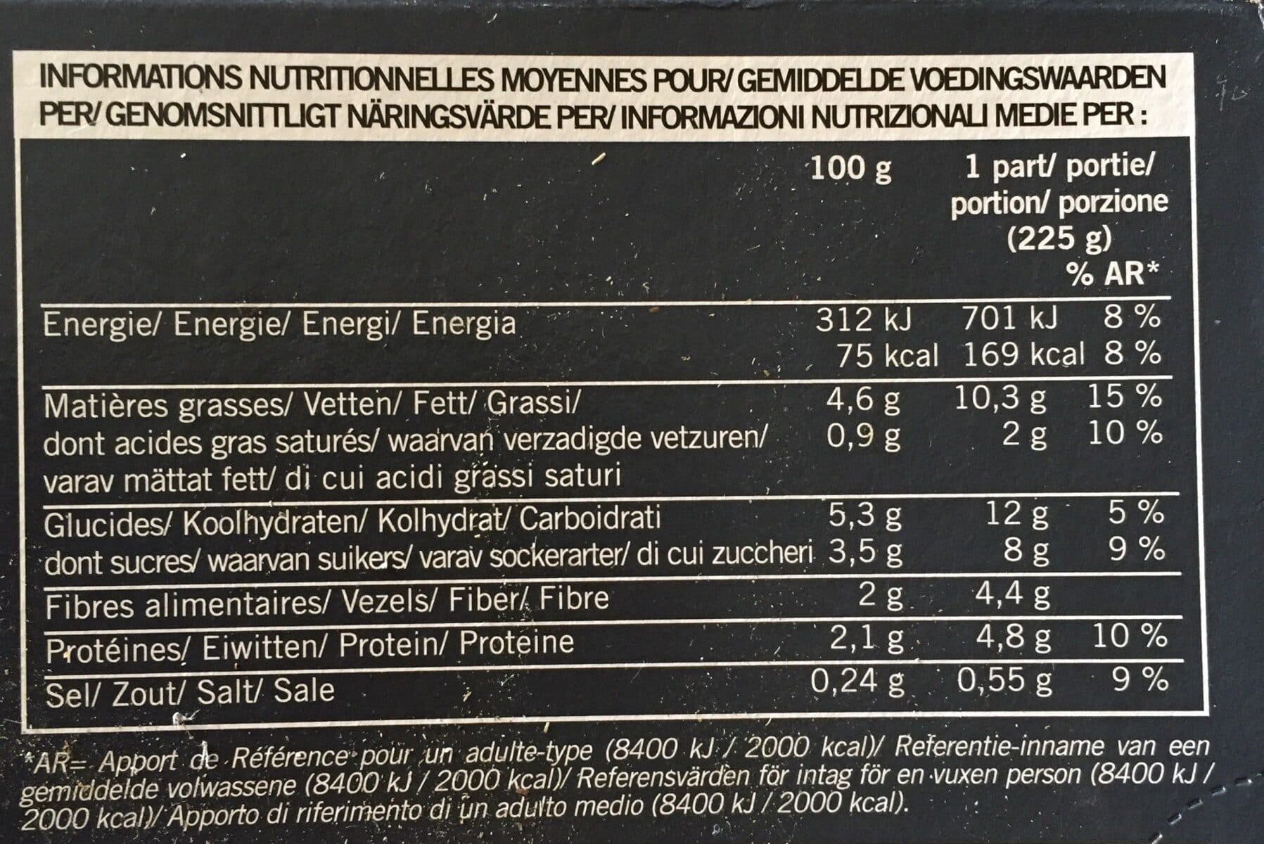 Picard Gratin de légumes à la provençale packshot