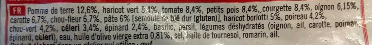 Picard Mélange pour Potage Minestrone packshot