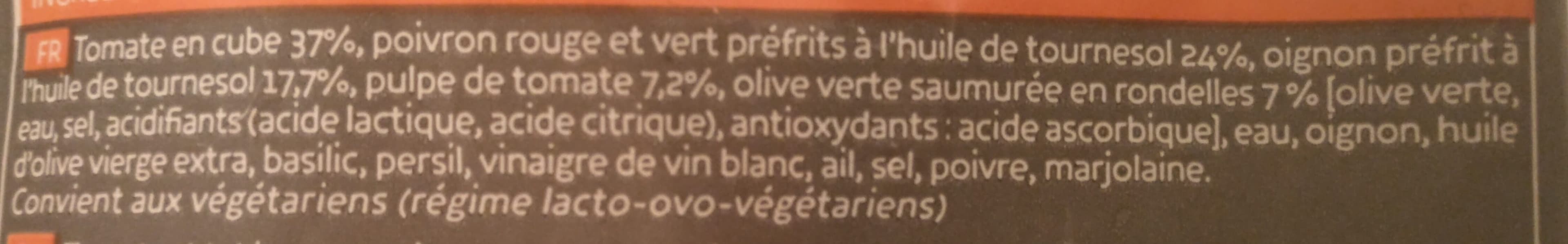 LES légumes CUISINÉS Légumes à la basquaise packshot