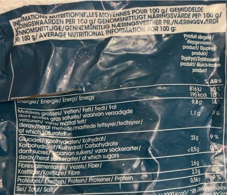 Picard Pommes Duchesse packshot