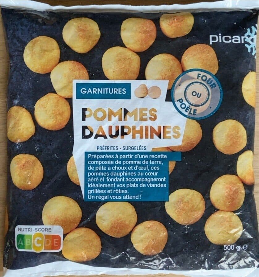 Picard Pommes dauphines préfrites surgelées packshot