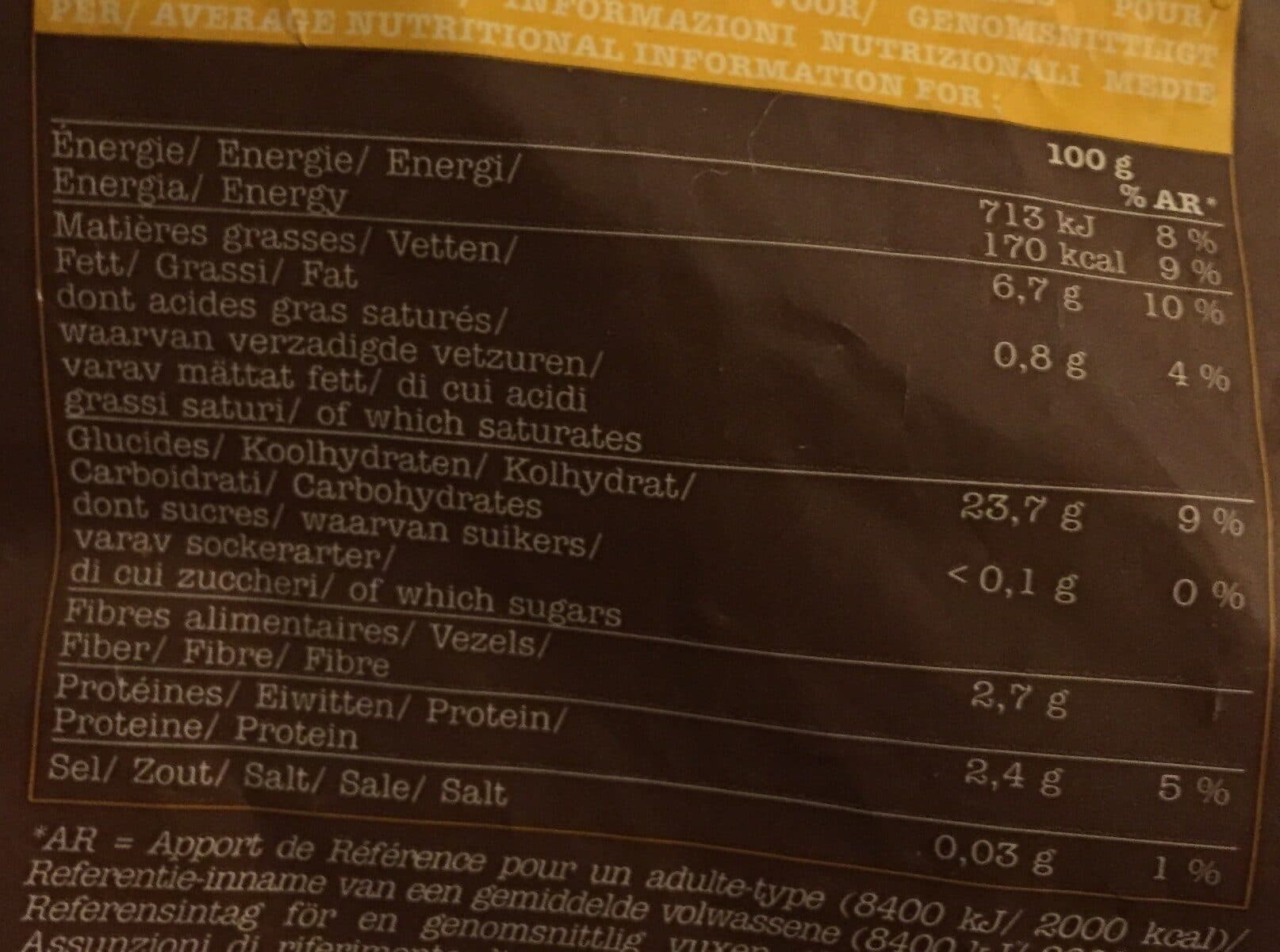 Picard Pommes allumettes à four packshot