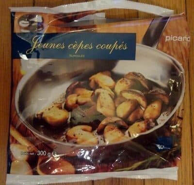 Picard Jeunes Cèpes Coupés packshot