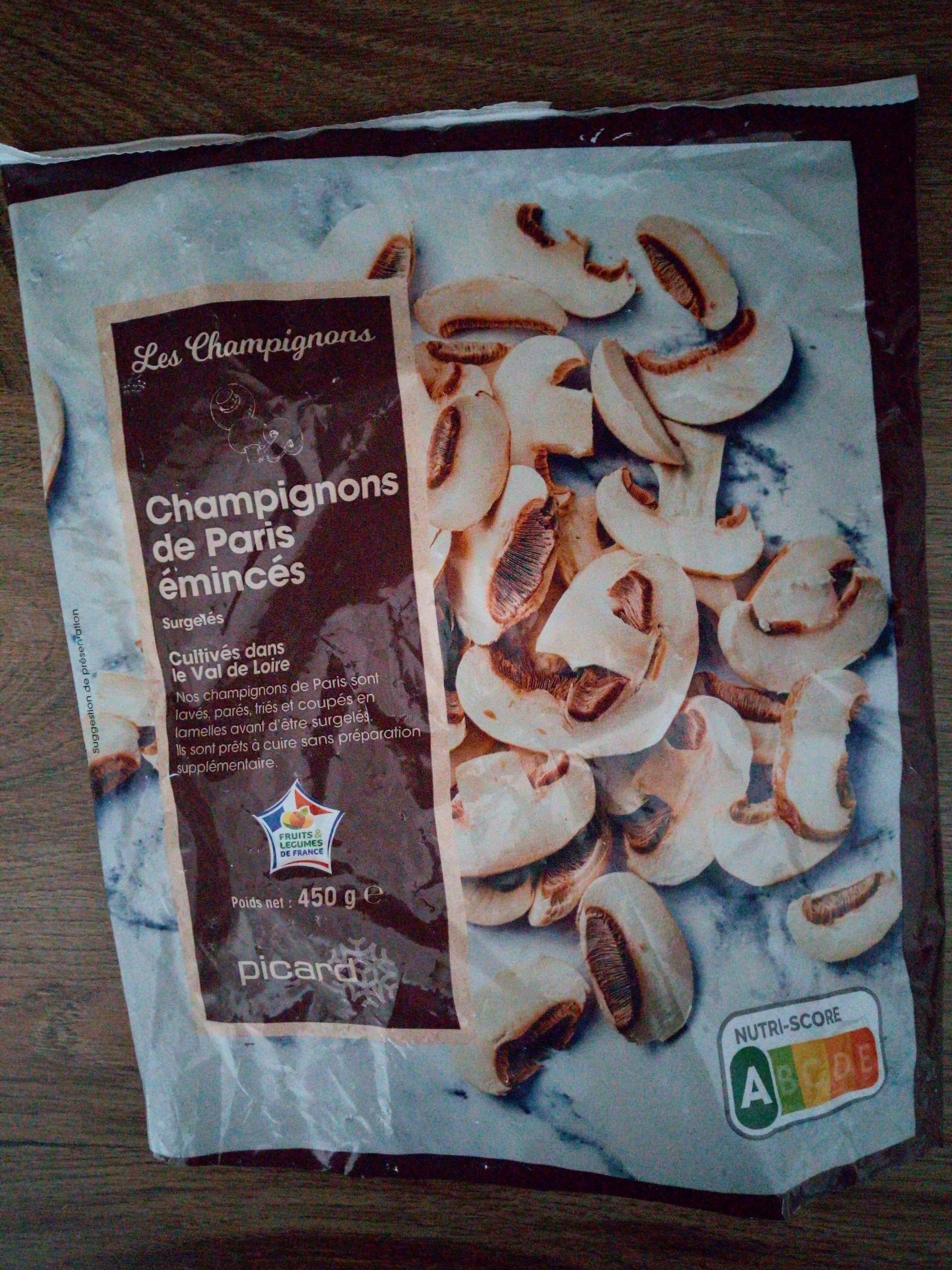 Picard Champignons de Paris émincés packshot