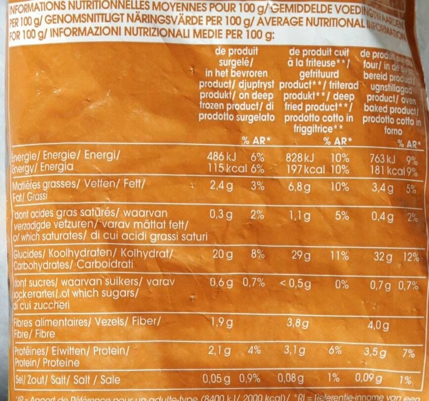 Picard Les Frites packshot