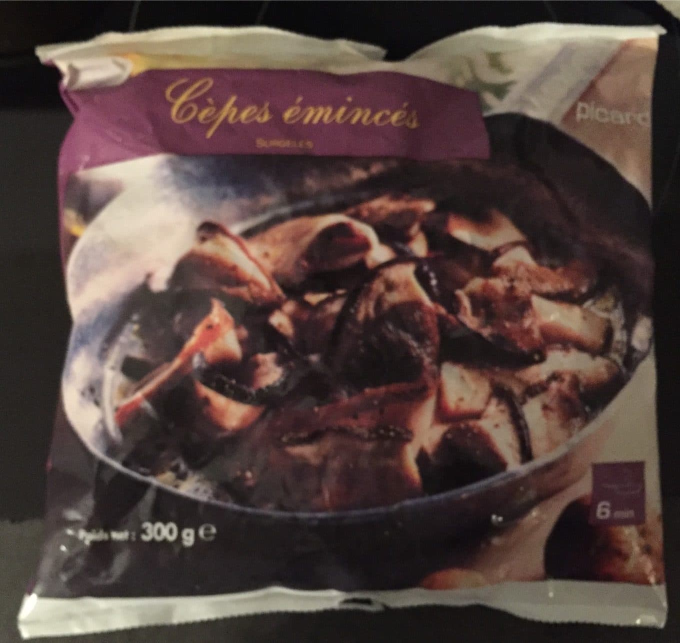 Picard Cèpes Émincés packshot