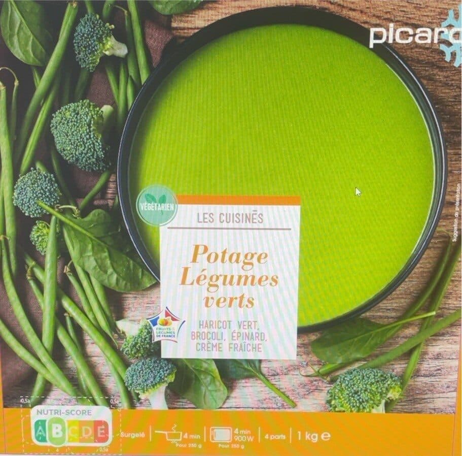 Picard Potage légumes verts packshot