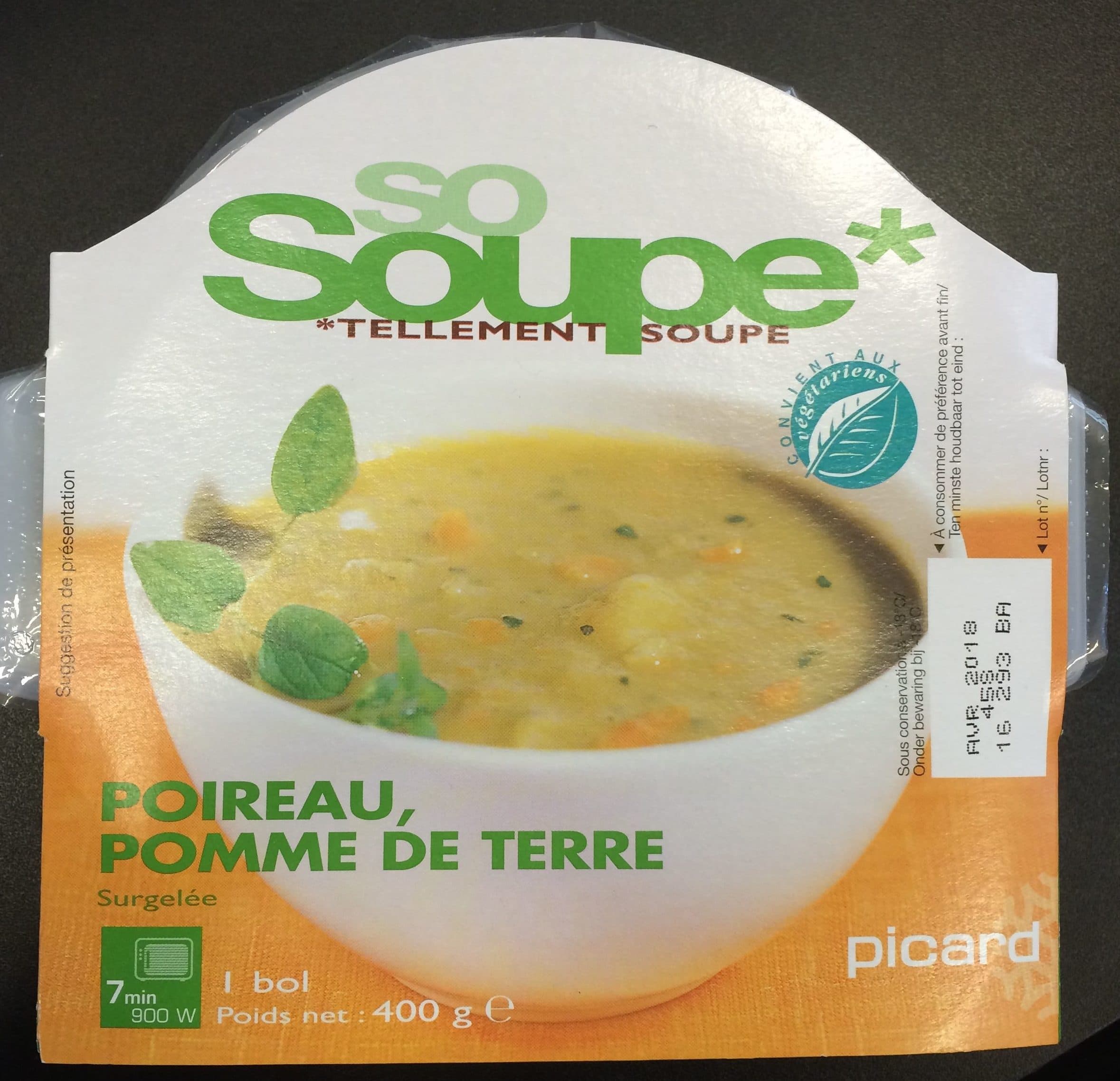 Picard So Soupe - Tellement soupe - Poireau, pomme de terre packshot