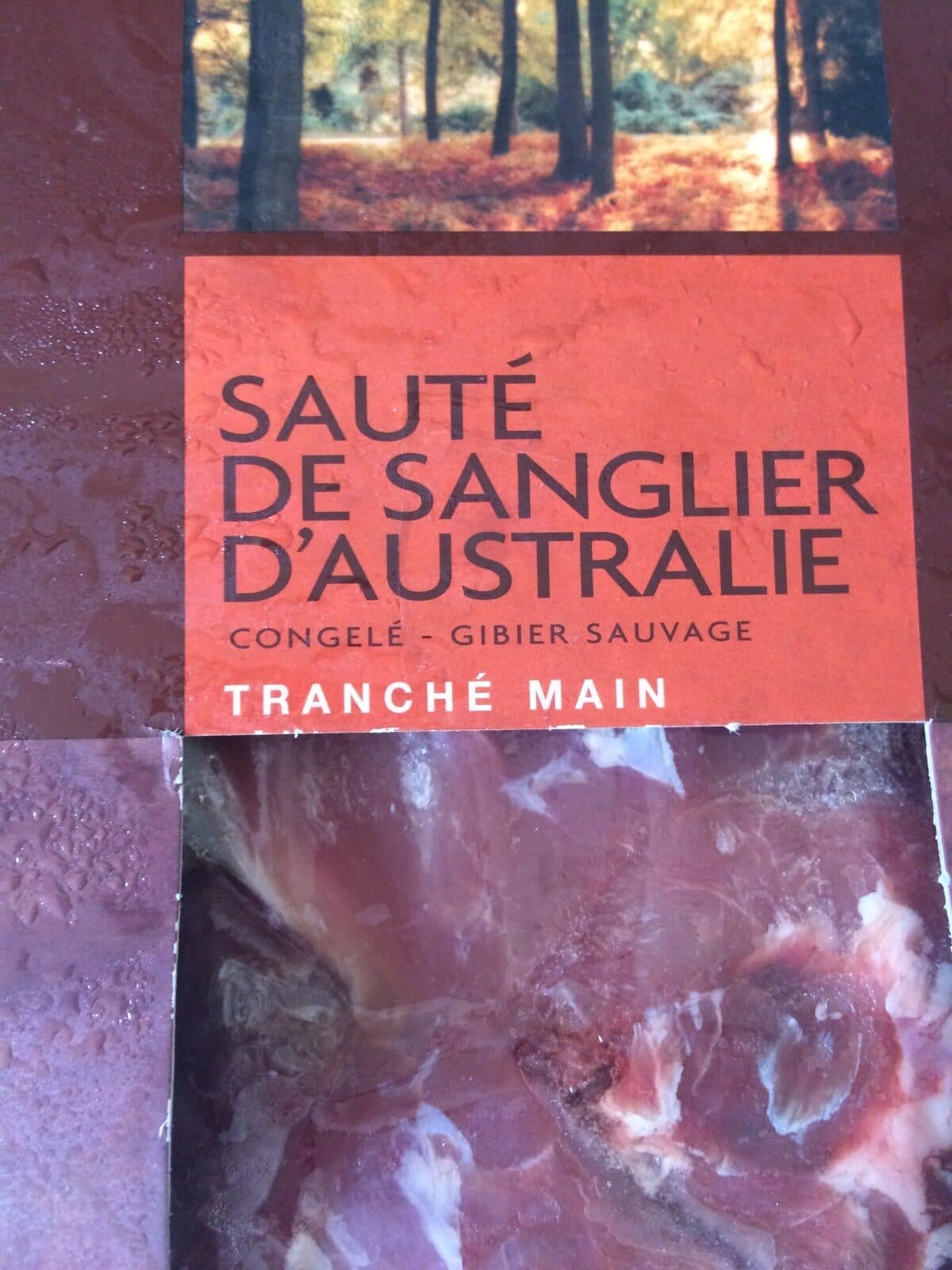 Picard Saute de sanglier packshot