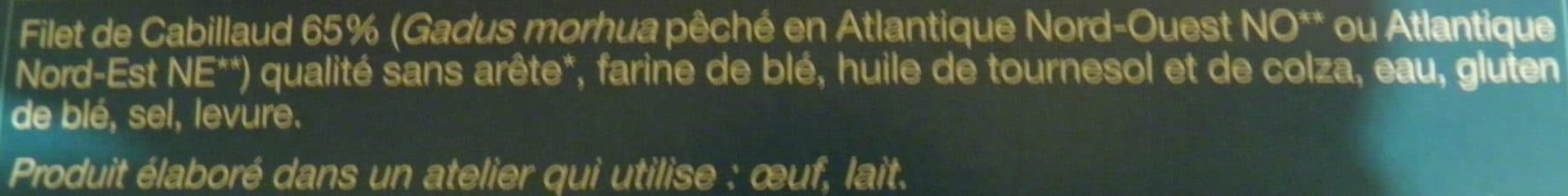 picard Cabillaud panure croustillantes packshot