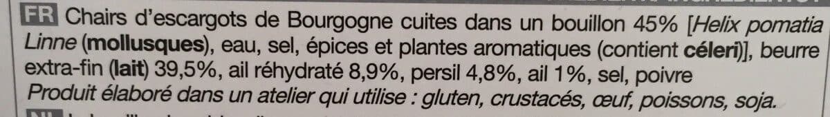 Picard 12 Escargots De Bourgogne Extra Gros 173g packshot