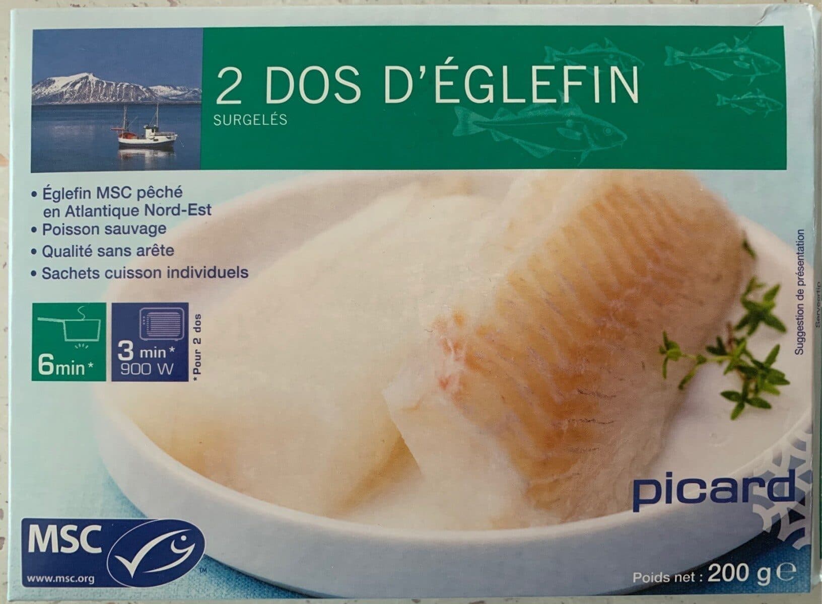 Picard Dos d'églefin packshot