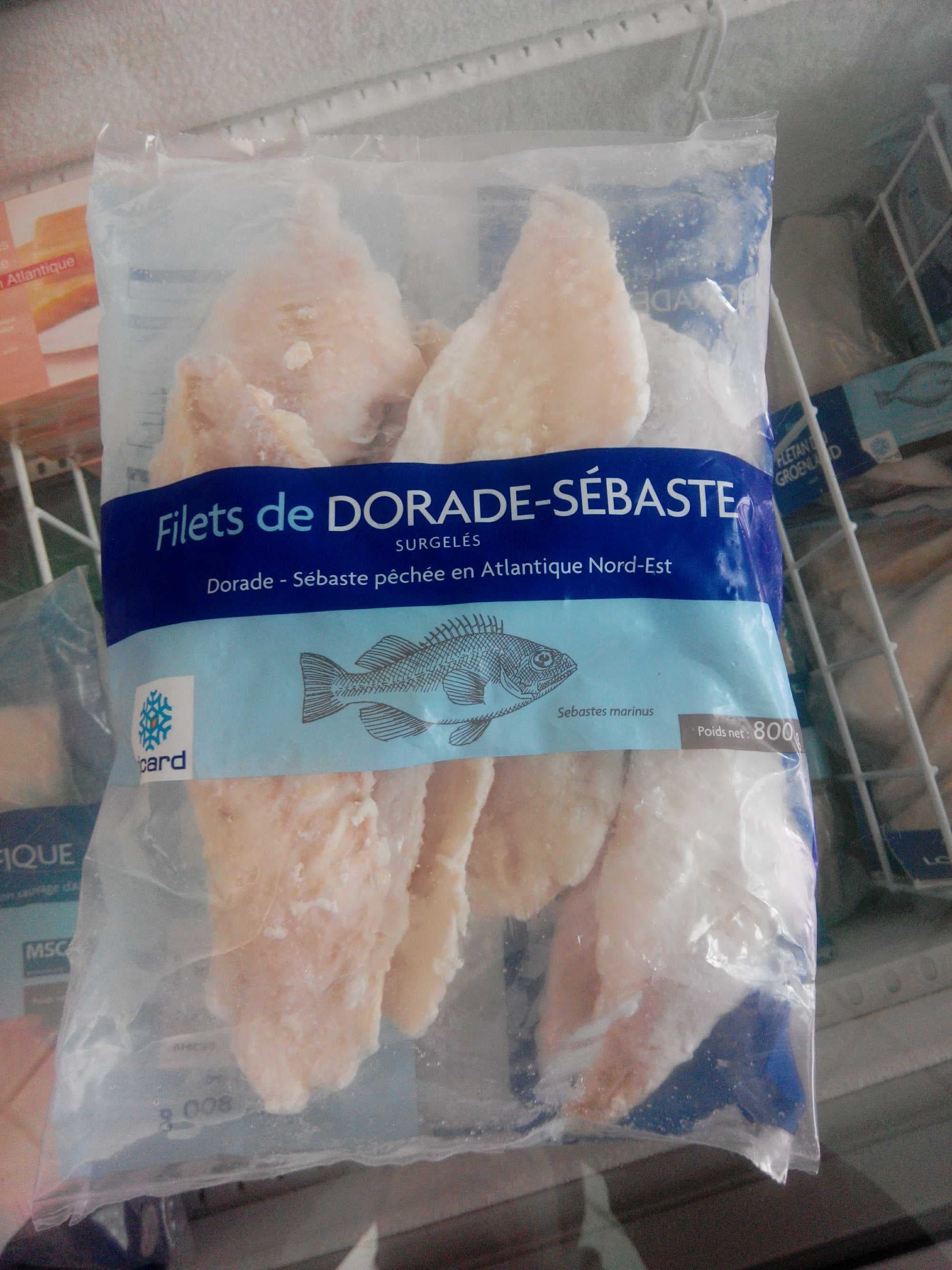 Picard Filets de dorade-sébaste surgelés packshot