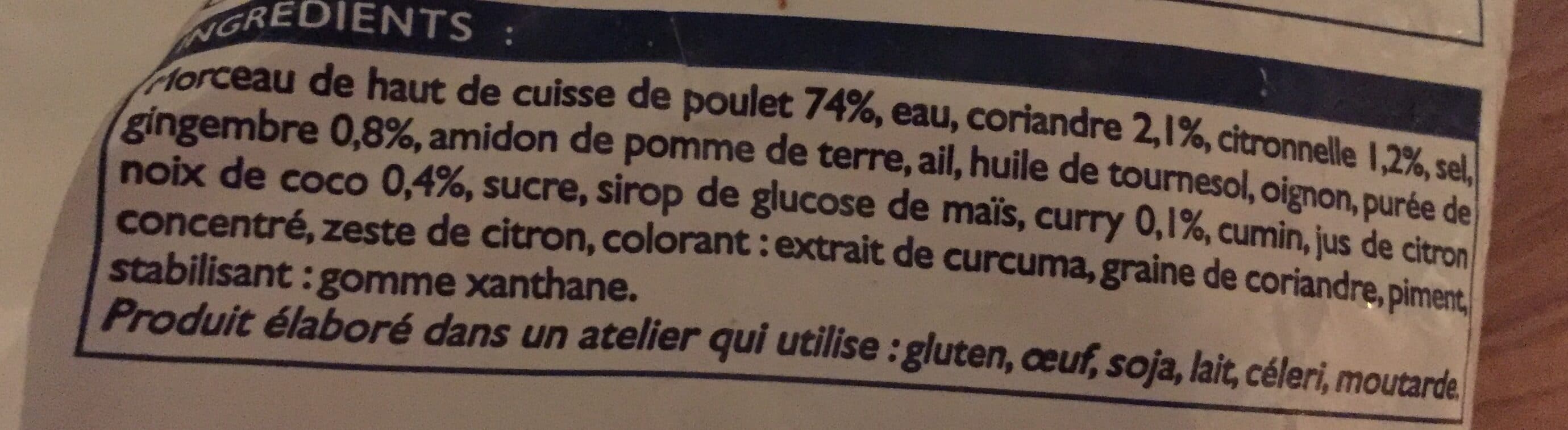Picard Bouchées de poulet à la thailandaise packshot