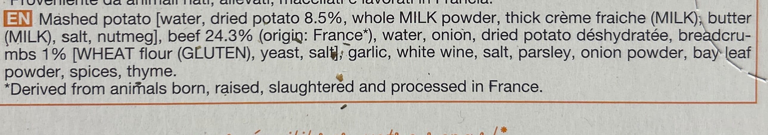 Esprit de famille Hachis Parmentier packshot