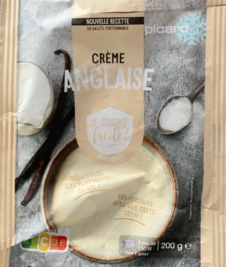 Picard Ma crème anglaise packshot