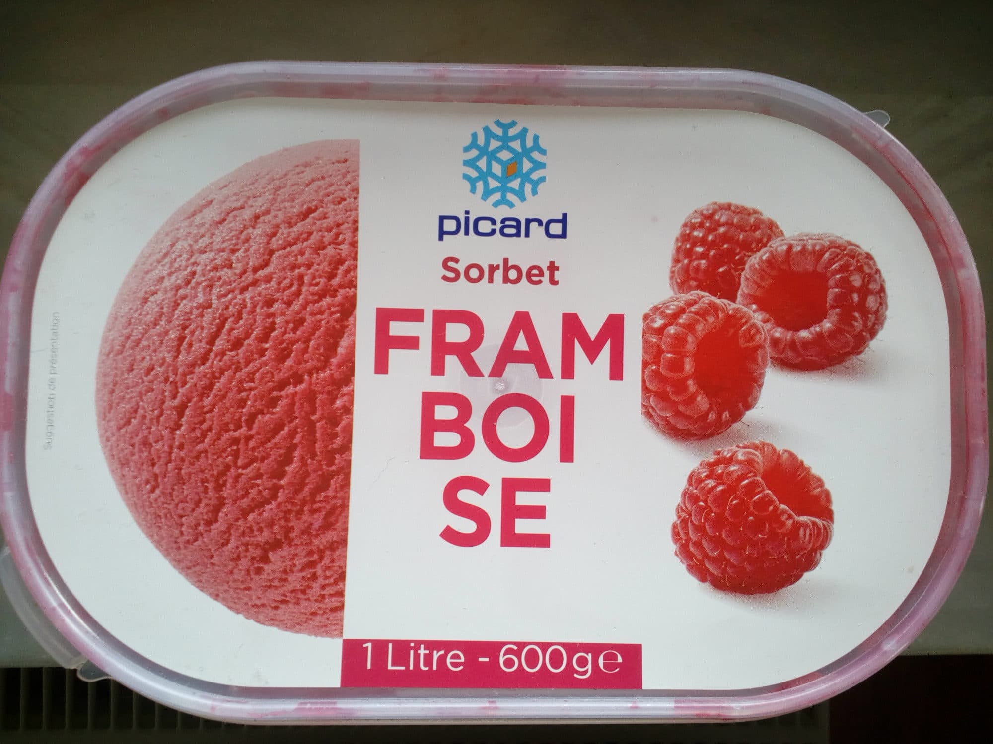 Picard Sorbet framboise packshot