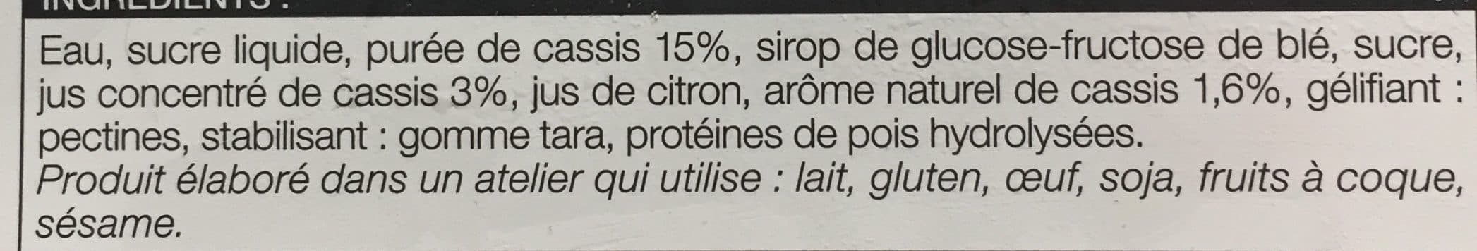 Picard Sorbet Cassis packshot