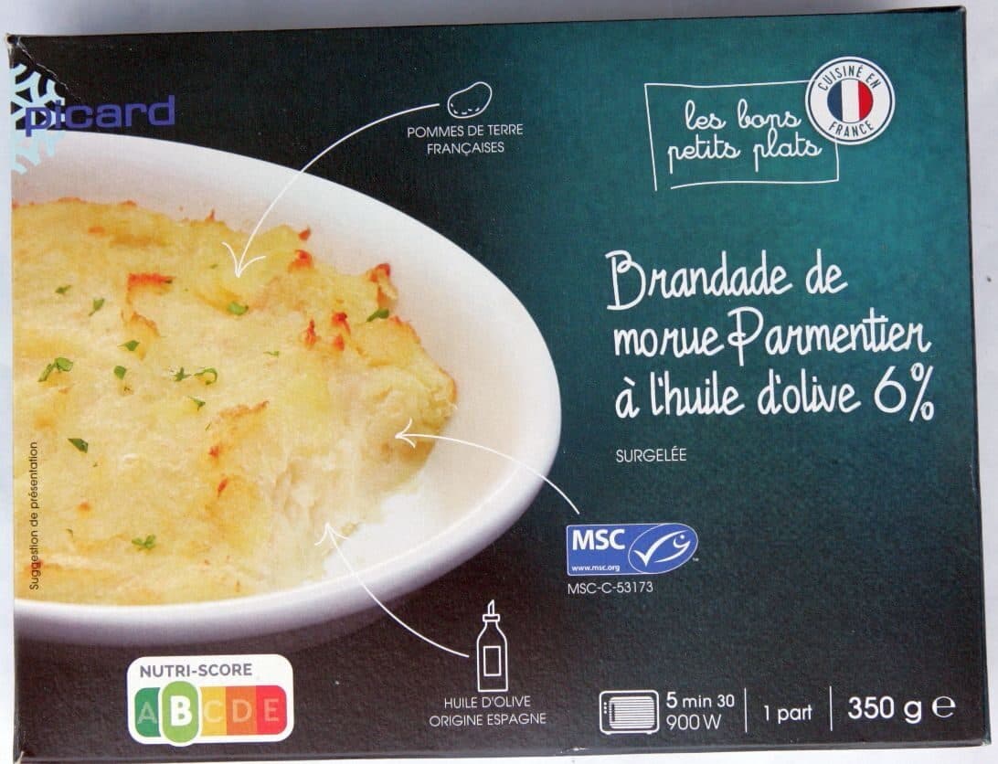 Picard Brandade de morue packshot