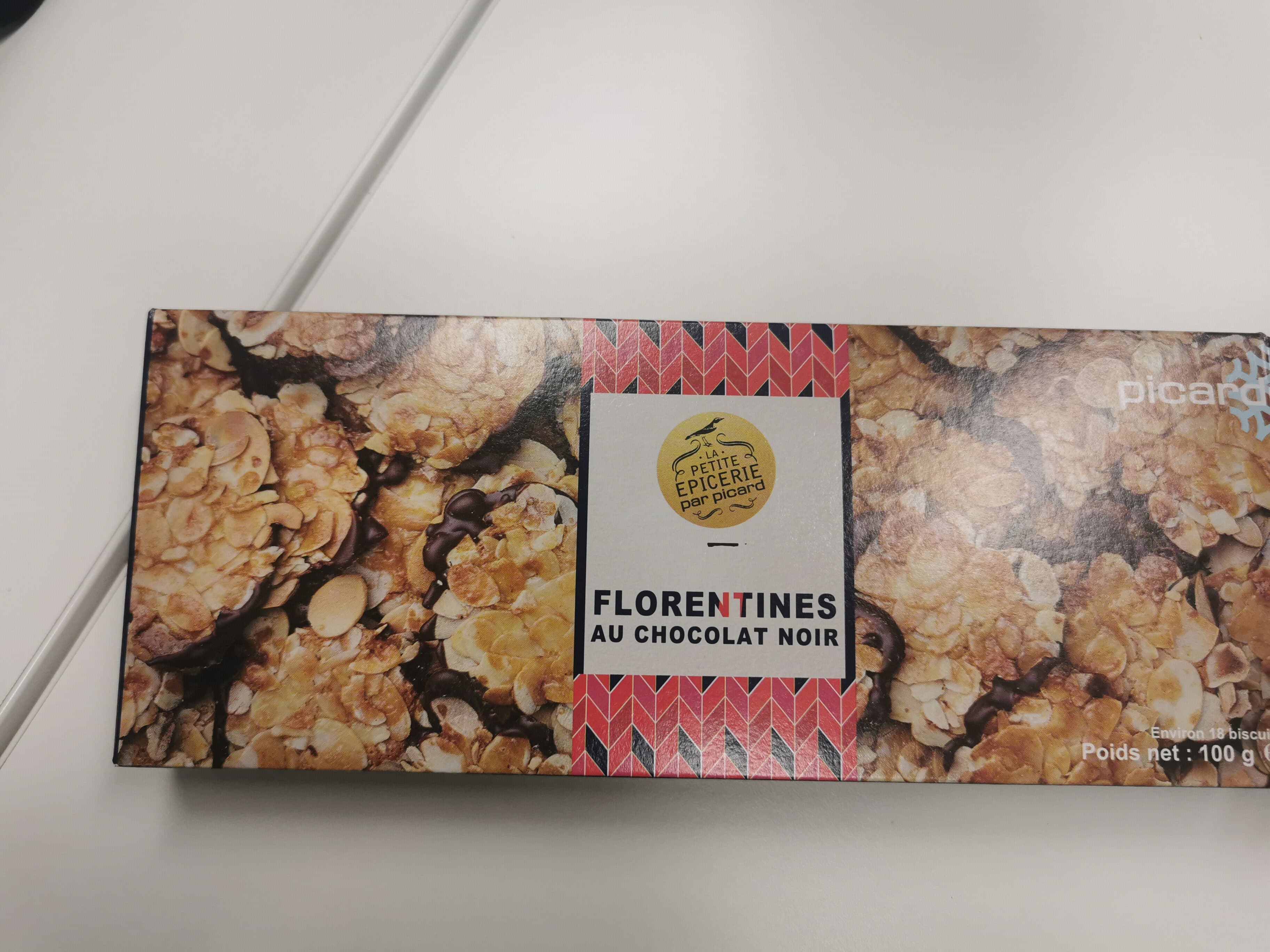 Picard Florentines au chocolat noir packshot