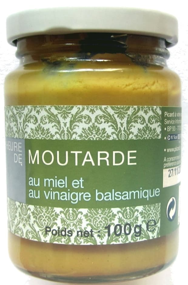 Picard Moutarde au miel et au vinaigre balsamique packshot