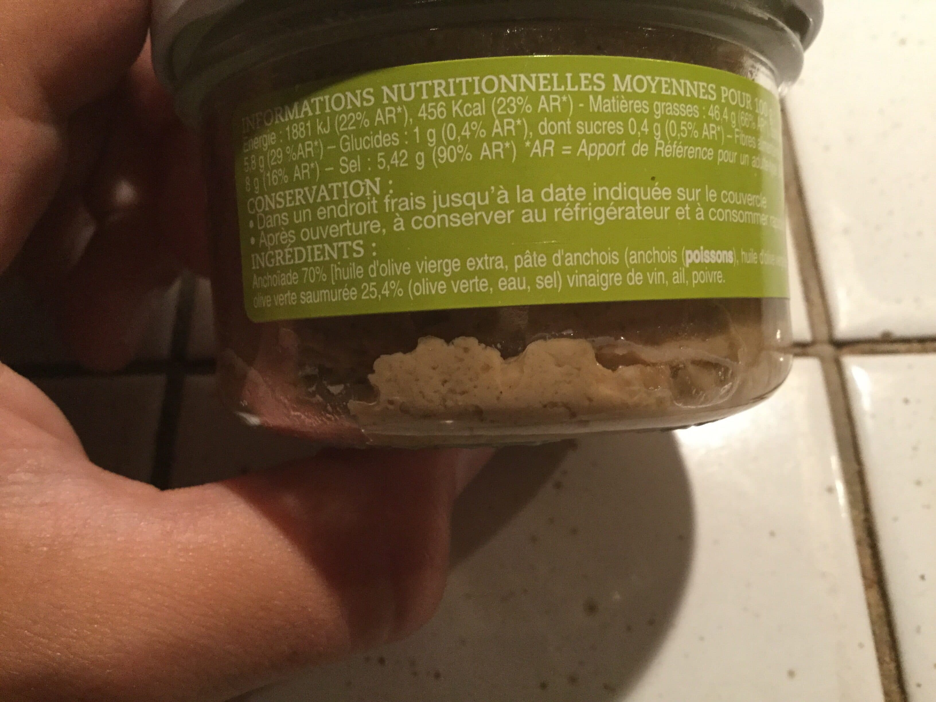 Picard Spécialite à l'anchoïade packshot