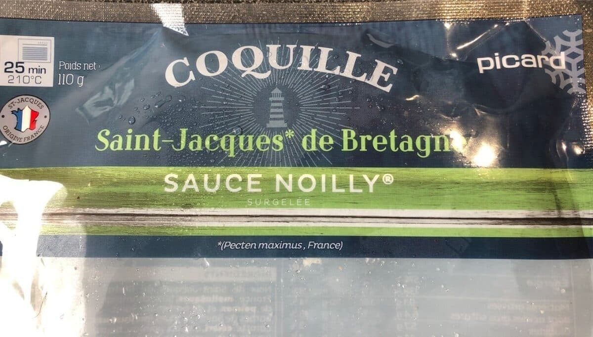 Picard Coquille Saint-jacques De Bretagne, Pecten Noilly packshot