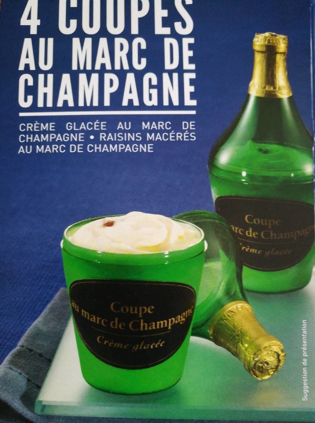 Picard 4 Coupes Au Marc De Champagne. Boîte De 480 Millilitres packshot