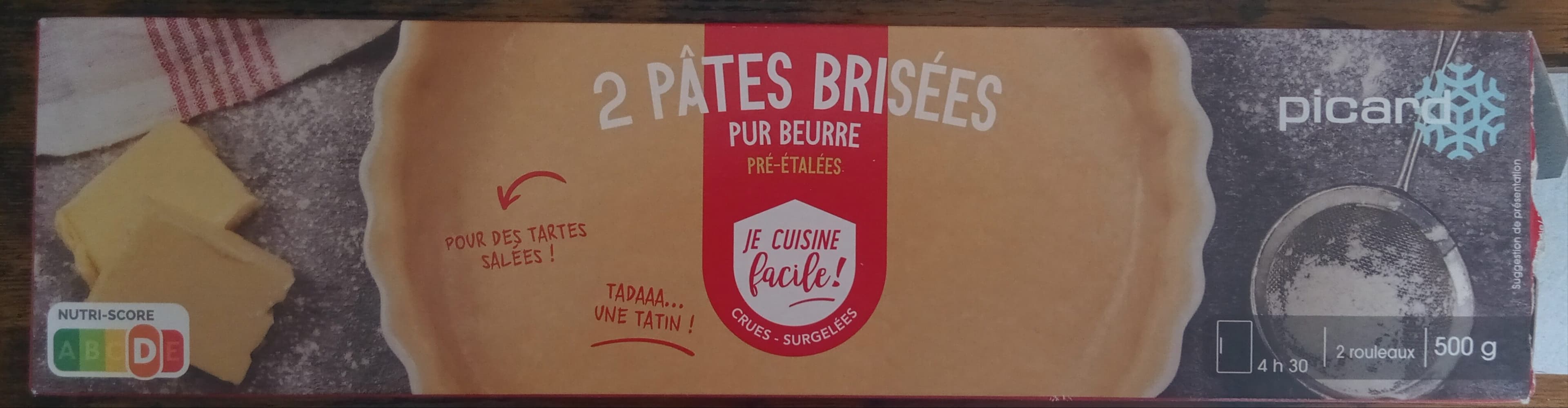 picard 2 Pâtes brisées packshot