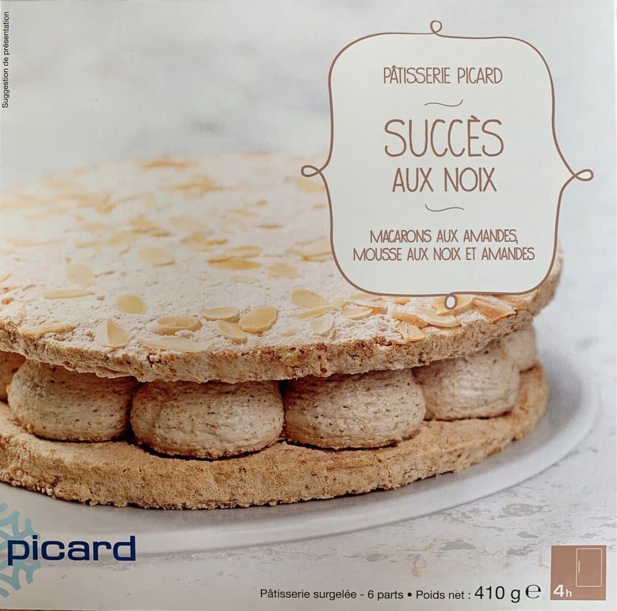 Picard Succès aux noix packshot