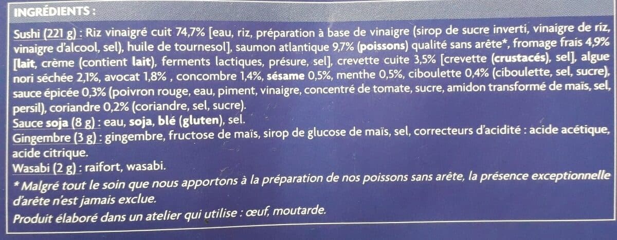 Picard Sushi Maki Kawaï packshot