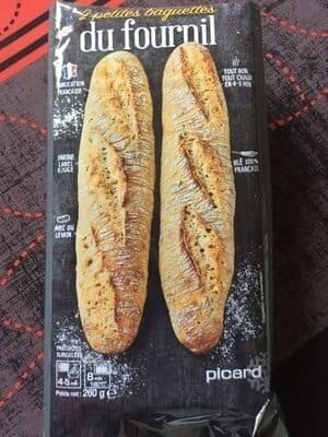 Picard 2 petites baguettes du fournil packshot