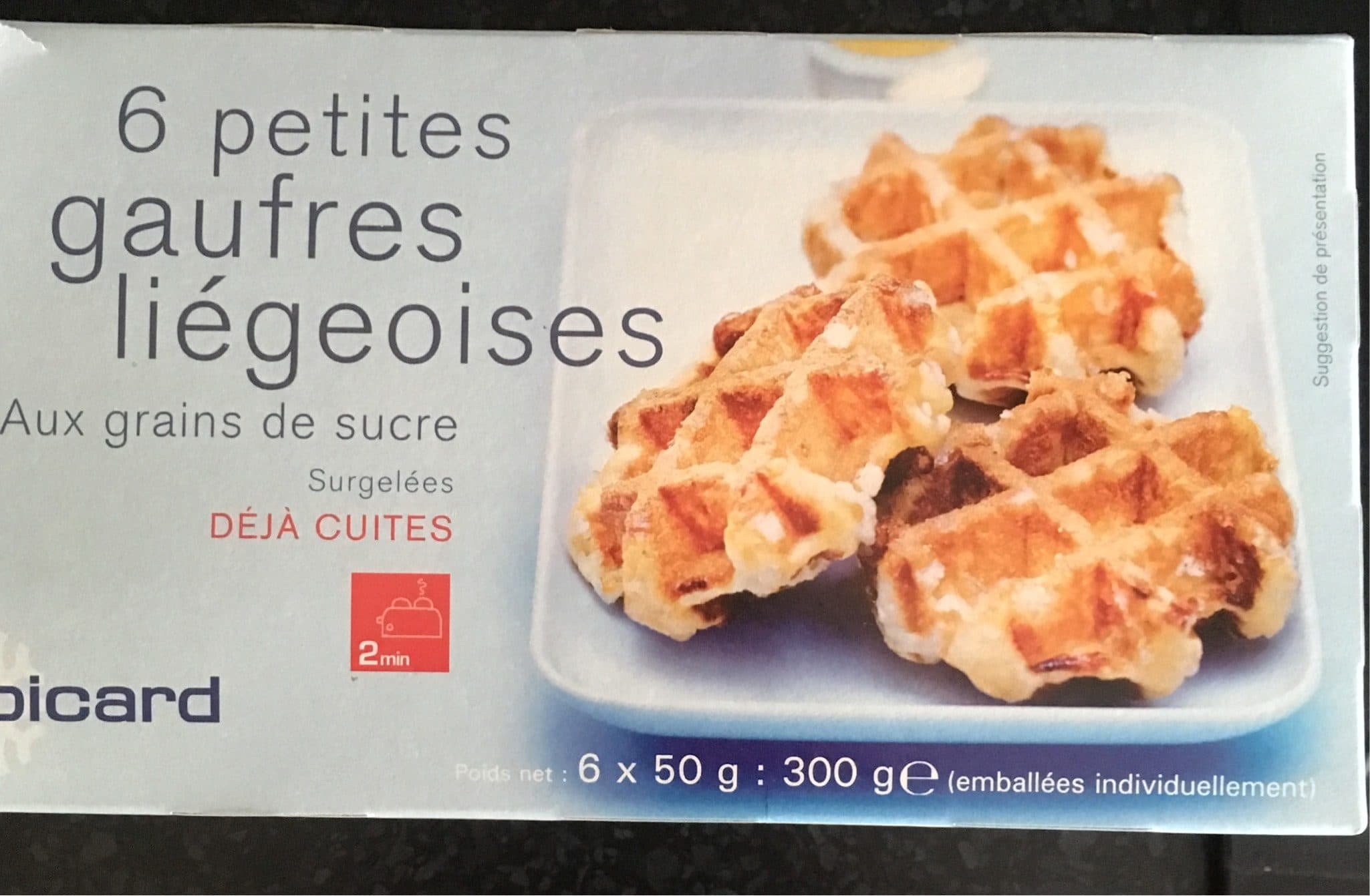 Picard 6 Petites Gaufres Liégeoises packshot