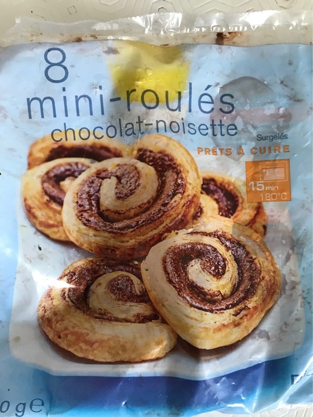 Picard Mini Roulés Chocolat-Noisette packshot