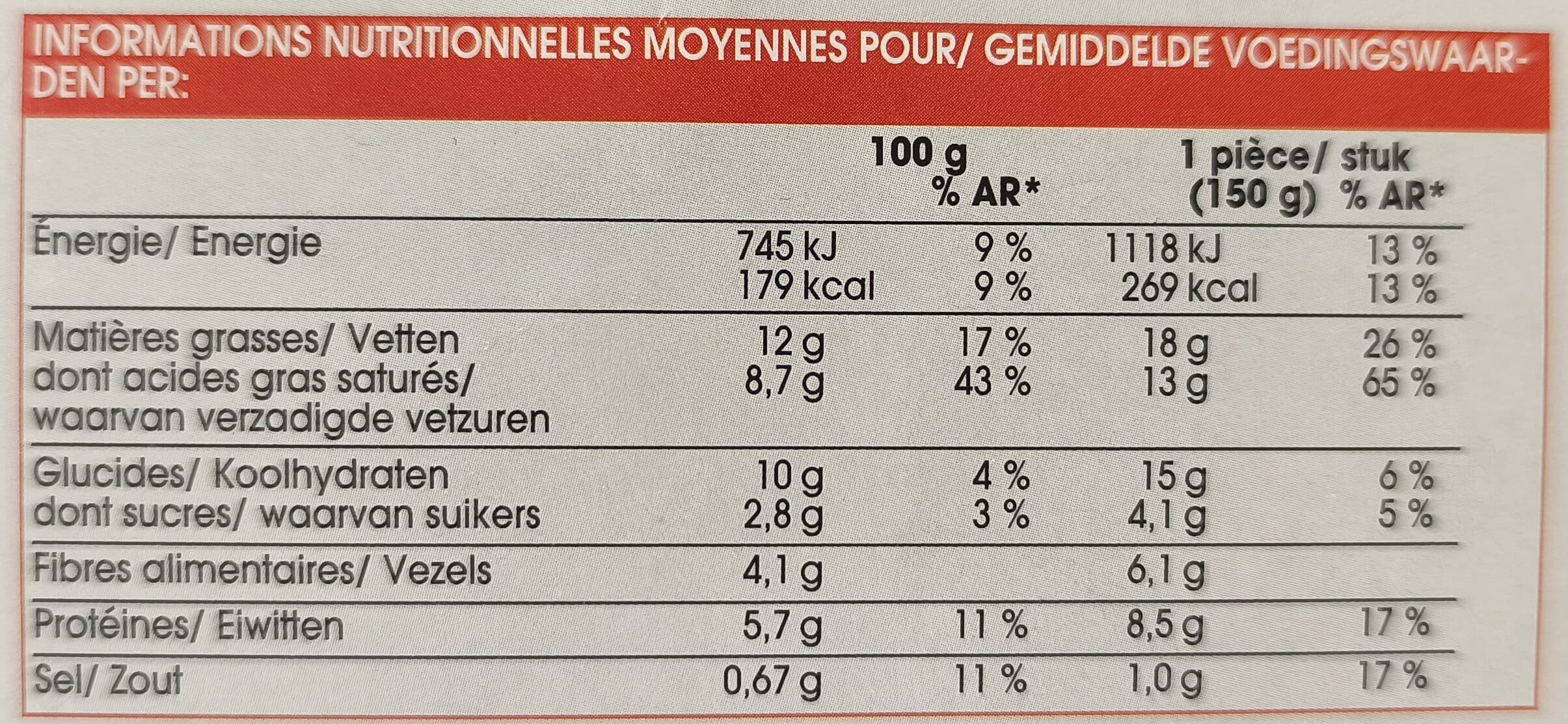 Picard 2 Clafoutis aux tomates et aux fromages de chèvre et de brebis packshot