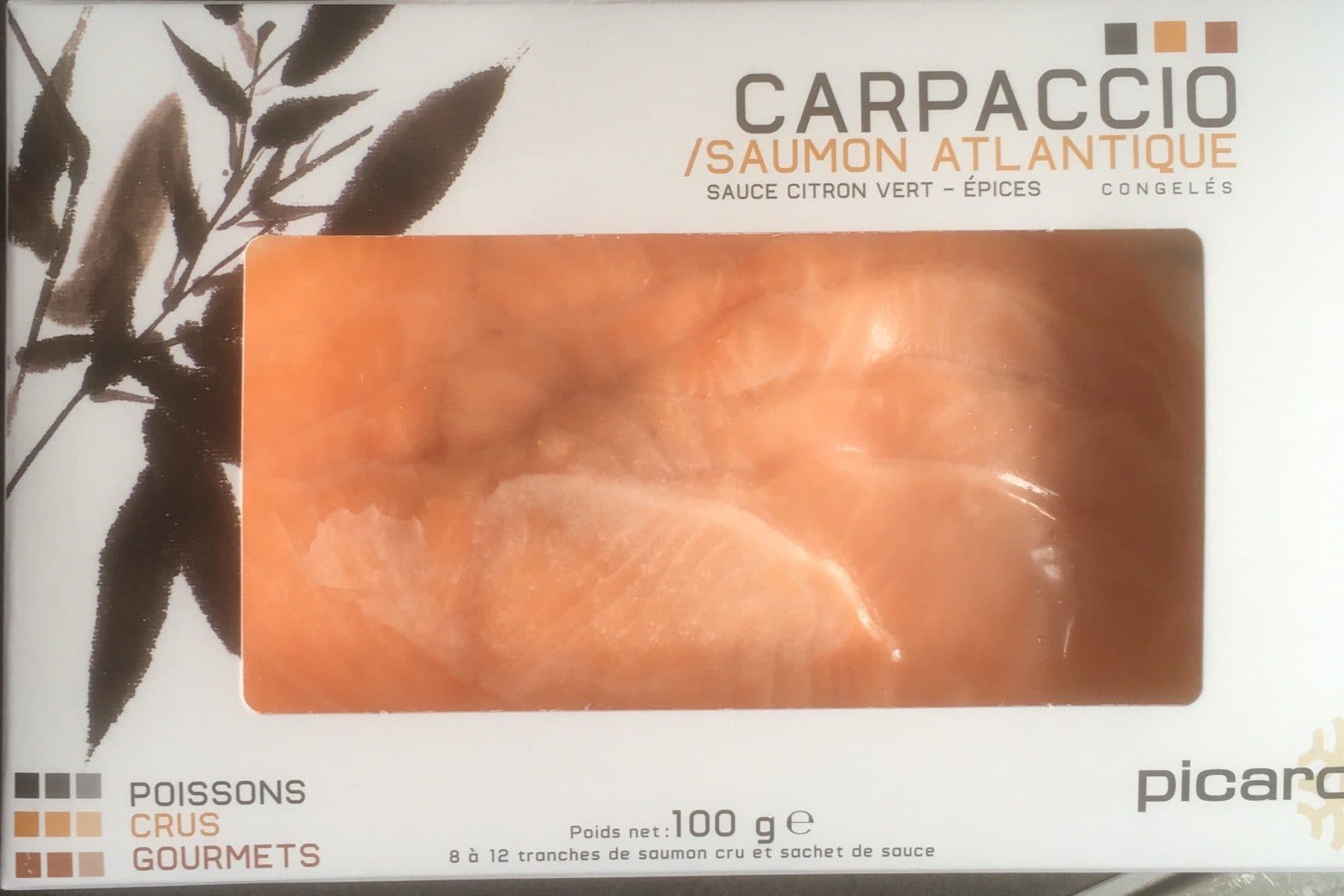 Picard Carpaccio saumon Atlantique packshot