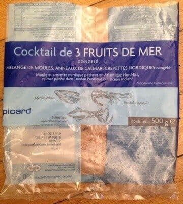 Picard Cocktail de 3 fruits de mer packshot