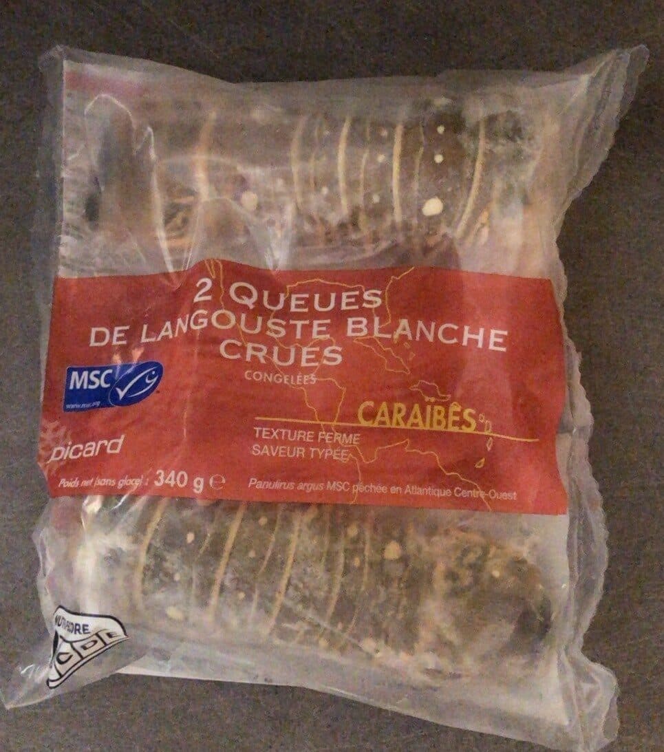 Picard Queues de langouste blanche crues packshot