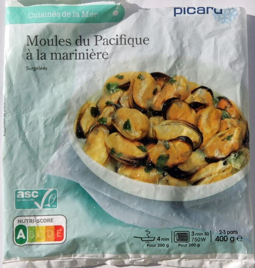 Picard Moules du Pacifique à la marinière packshot