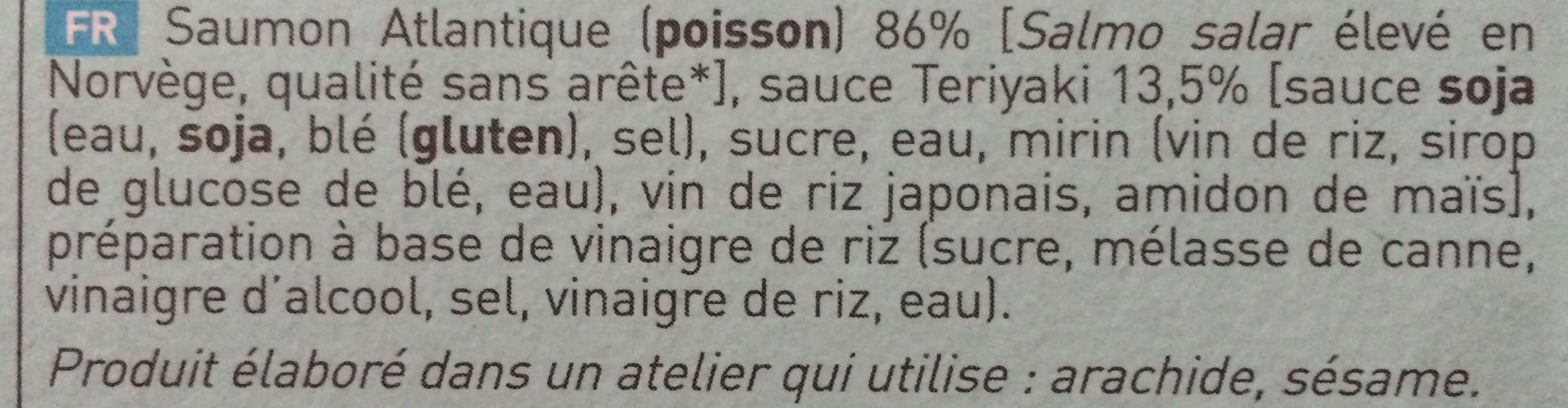 Picard 6 Yakitori de saumon packshot