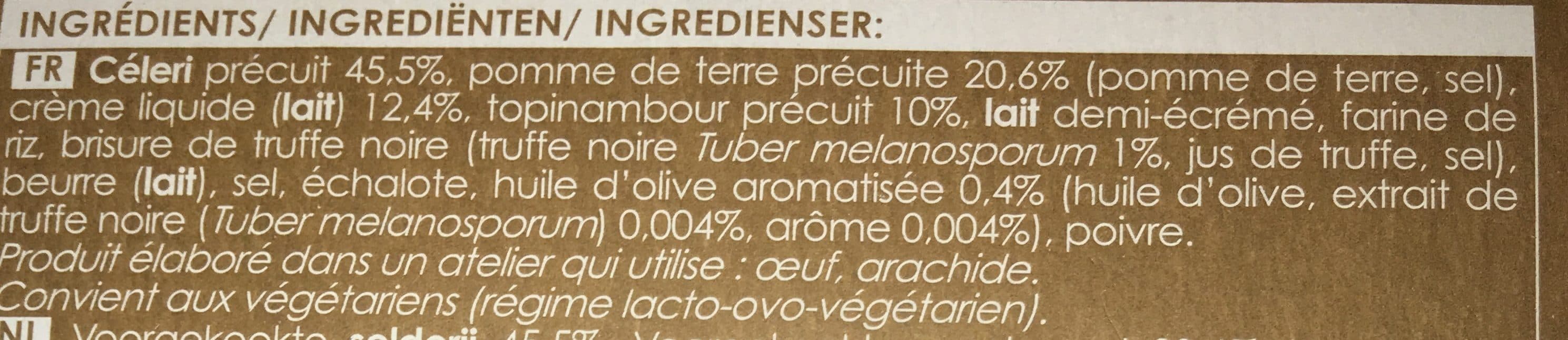 Picard Écrasée de Céleri, Pomme de Terre, Topinambour, à la Truffe Noire 1% packshot