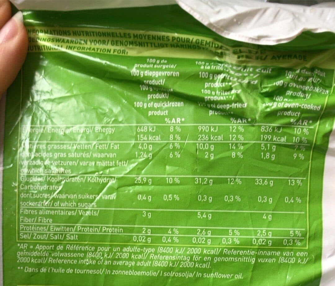 Le BIO par Picard FRITES préfites - surgelées 600 g packshot